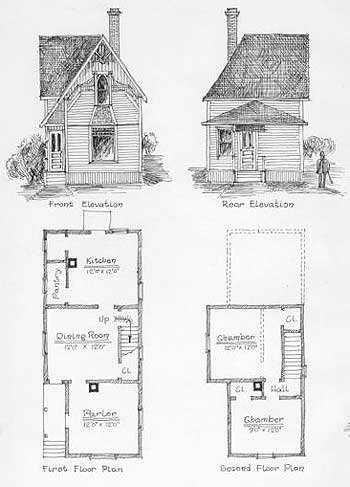Eight early builder houses on 23rd Avenue