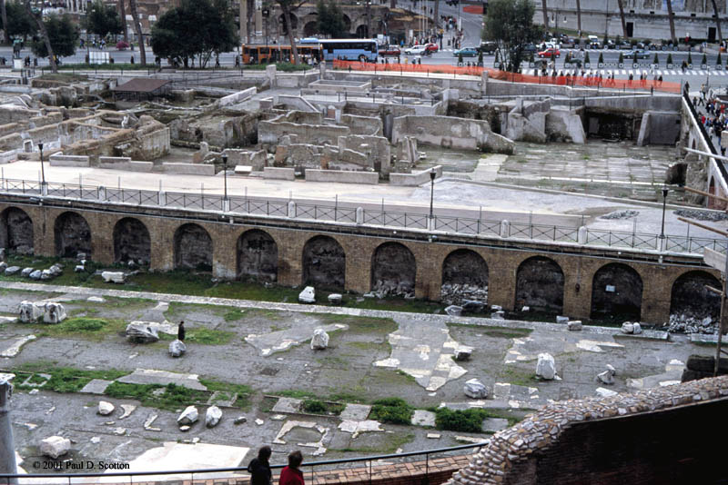 Forum of Trajan from markets