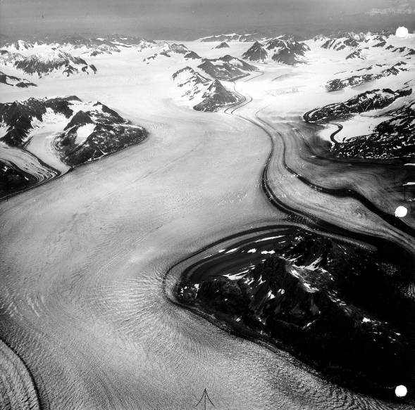 Columbia Glacier, Upper Valley Glacier, 1963