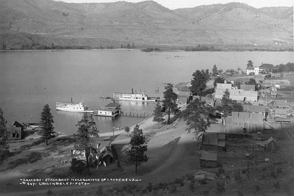 Steamboat landing, Lake Chelan, n.d.