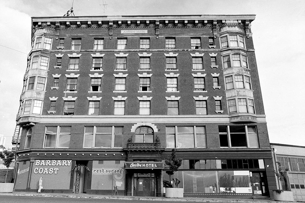 Barbary Coast Restaurant at the Carlton Hotel (1979)
